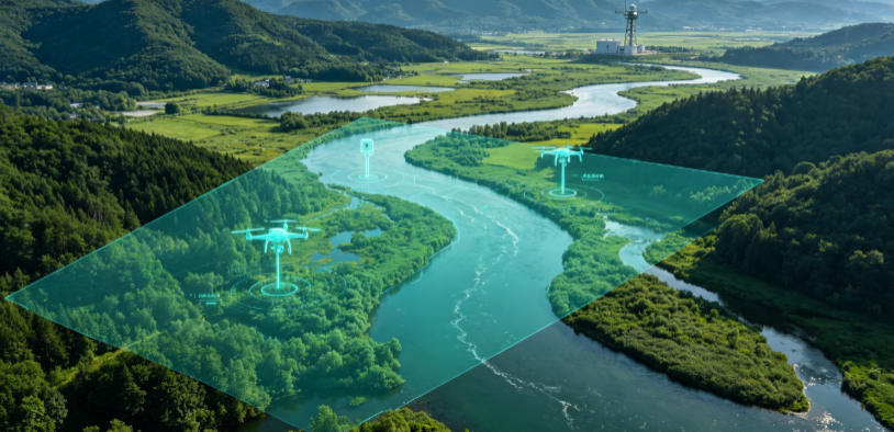 监利县GEO 全域空间监测筑牢生态屏障，空间技术支撑环境治理与灾害防御